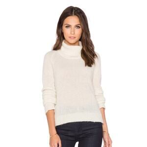 Paige Bay Turtleneck Alpaca Sweater In Custard
